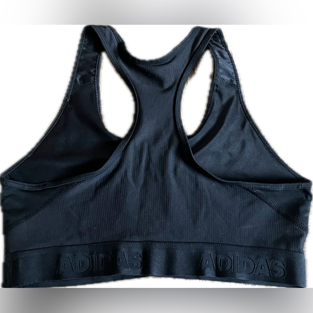 Adidas Black Racerback Alphaskin Climacool Sports Bra. Women’s size Small - Picture 4 of 6